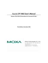 Moxa Smartio CP-168U User manual