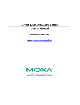 Moxa UPORT 1650-8 User manual