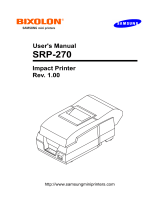 BIXOLON SRP-270 User manual