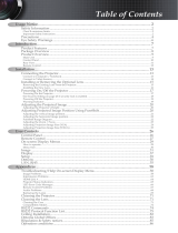 Optoma EX785 User manual