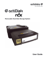 Actidata actiDisk RDX 1.5TB User manual