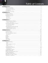 Optoma TX779 User manual