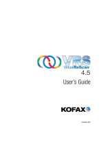 Kofax VirtualReScan 4.5 User guide
