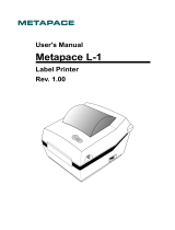 Metapace L-1 User manual