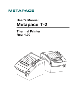 Metapace T-2 User manual