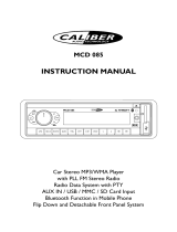 Caliber MCD 085 Owner's manual