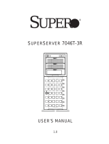 Supermicro SuperServer 7046T-3R User manual
