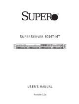 Supermicro SuperServer 6016T-MT User manual