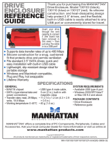 Manhattan Drive Enclosure 2.5" Black Installation guide