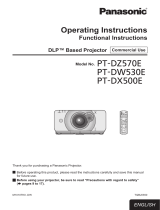 Panasonic PT-DW530E Operating instructions