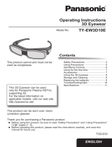 Panasonic TY-EW3D10 Operating instructions