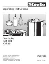 Miele KM 391 G Operating instructions