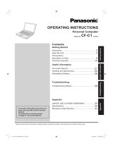 Panasonic Toughbook CF-C1 User manual