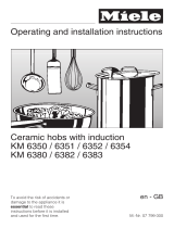 Miele KM 6380 Installation guide