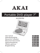 Akai ACVDS702BE User manual