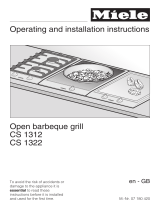 Miele CS 1312 BG User manual