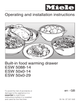 Miele ESW 5080-29 Installation guide