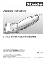 Miele S 7580 Operating instructions