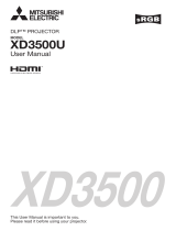 Mitsubishi Electric XD3500 User manual