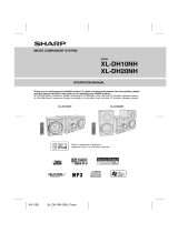 Sharp XL-DH20NH User manual