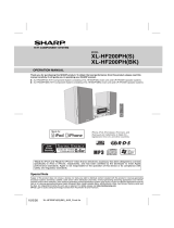 Sharp XL-HF200PH(BK) User manual