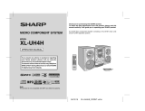 Sharp XL-UH4H User manual