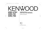 Kenwood Electronics KRC-791 Owner's manual