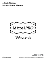 Aluratek AEBK01WF Lible-Pro User manual