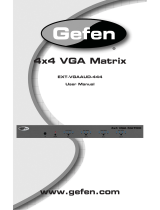 Gefen 4x4 VGA Matrix User manual