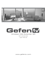 Gefen Wireless VGA Extender SR User manual