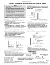 Draper Cineperm Installation guide