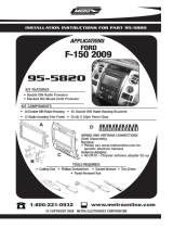 Metra Electronics 95-5820 Specification