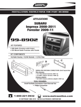 Metra 99-8902 User manual