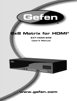 Gefen EXT-HDMI-848 Owner's manual