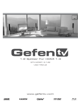 Gefen GefenTV 1:2 HDMI Splitter for HDMI 1.3 User manual