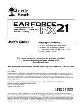 Turtle Beach Ear Force PX21 User manual