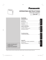 Panasonic TOUGHBOOK H1 Field Lite Operating instructions