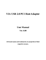 Lindy 2+2 Port USB 2.0 Card, PCI (32 Bit) User manual