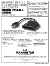 Manhattan USB to ExpressCard Adapter Installation guide