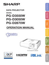 Sharp PG-D3550W User manual