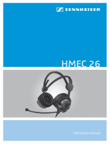 Sennheiser HMEC 26 User manual