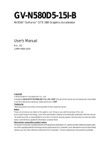 Gigabyte GV-N580D5-15I-B User manual