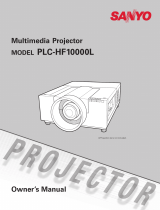 Sanyo HF10000L User manual