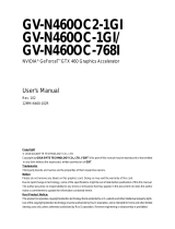 Gigabyte GV-N460OC2-1GI User manual