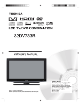 Toshiba 26DV733G Owner's manual