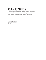 Gigabyte GA-H67M-D2 Owner's manual