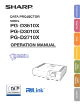 Sharp PG-D2710X User manual