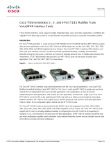 Cisco VWIC3-1MFT-T1/E1 Datasheet
