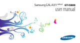 Samsung GT-I5800 User manual