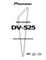 Pioneer DV525 User manual